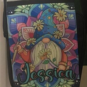 Multicolor Gnome Crossbody Bag